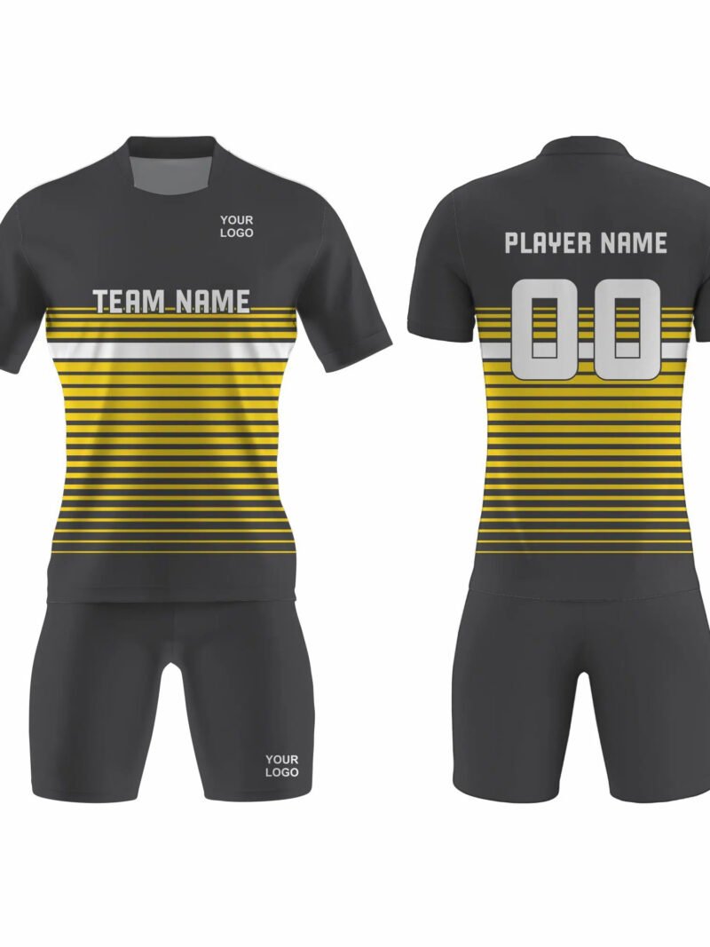 Grey and Yellow Tennis Uniform