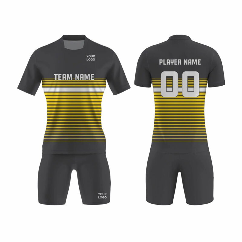 Grey and Yellow Tennis Uniform