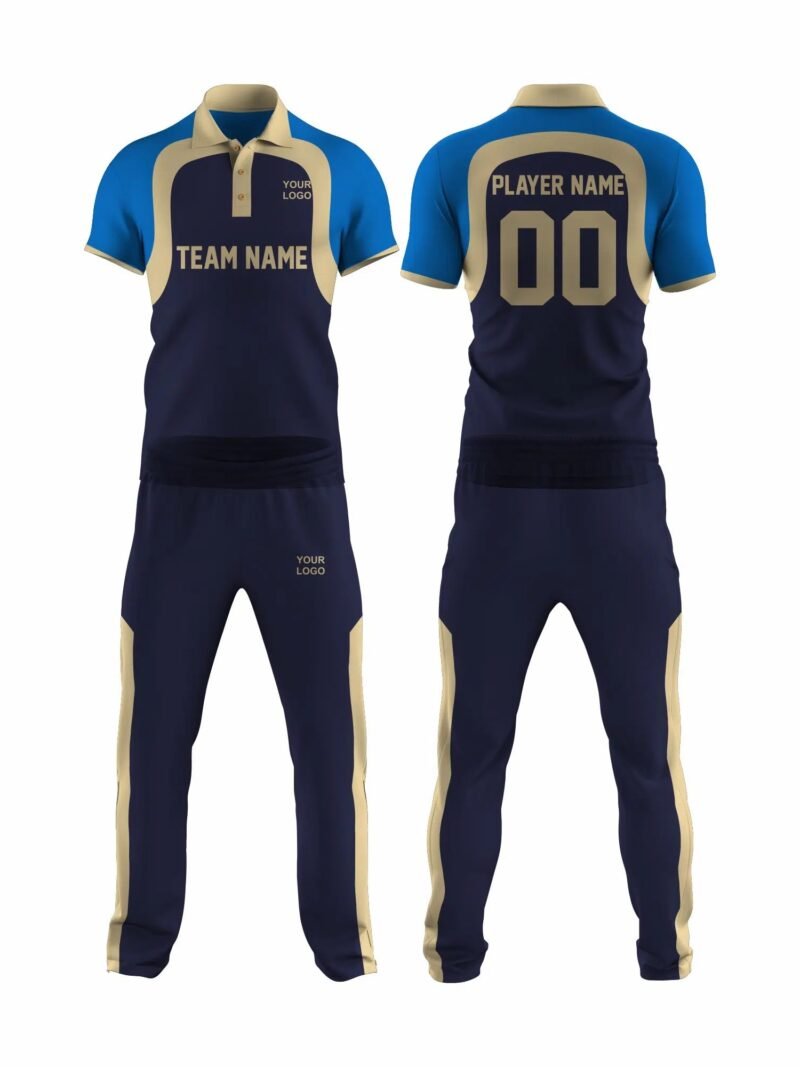 Navy Blue Cricket Uniform