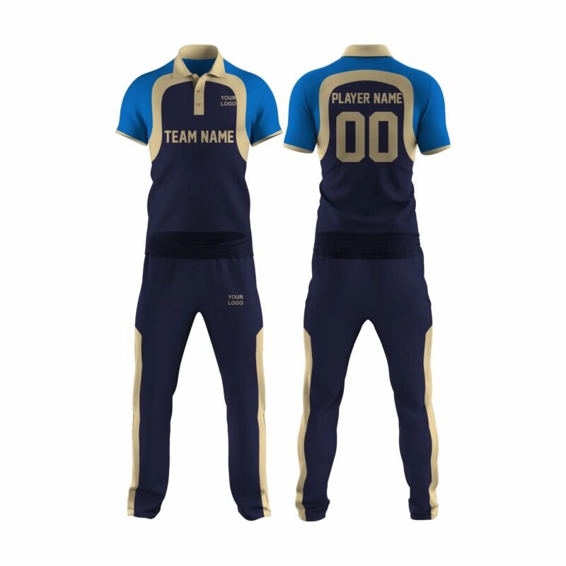 Navy Blue Cricket Uniform