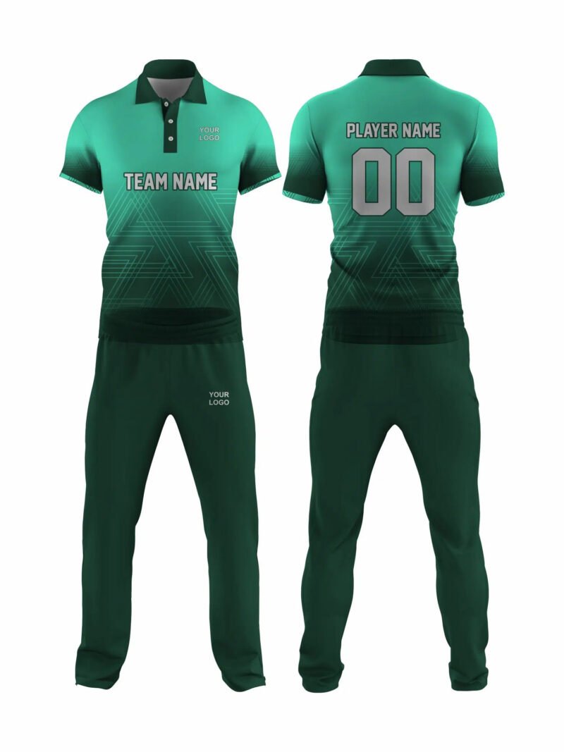 Ocean Blue Cricket Uniform