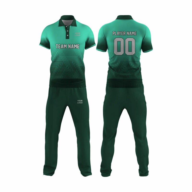 Ocean Blue Cricket Uniform