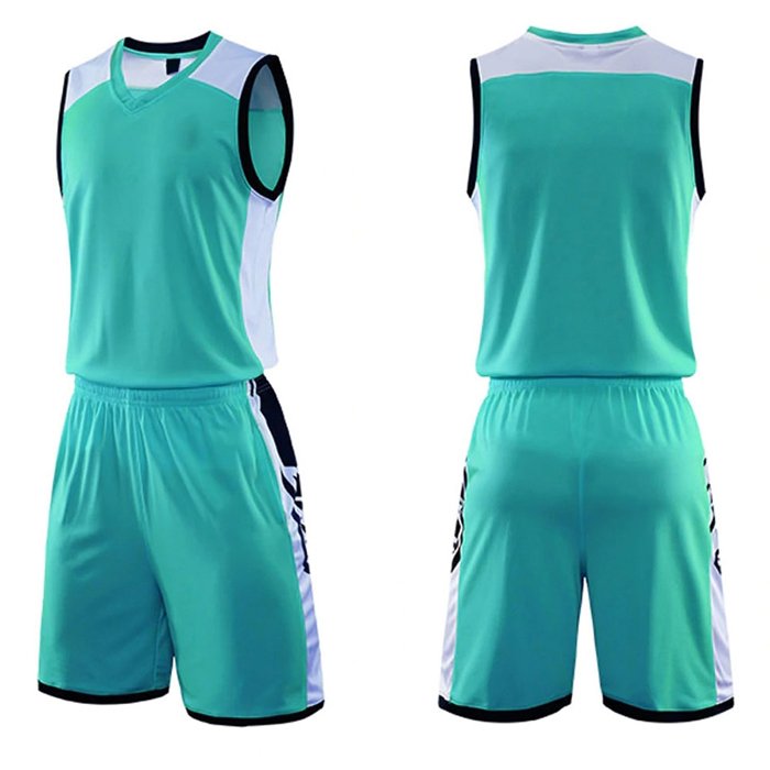 Ocean Green Basketball Uniform