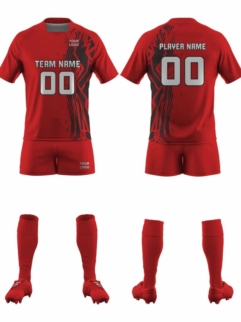 Red Lacrosse Uniform