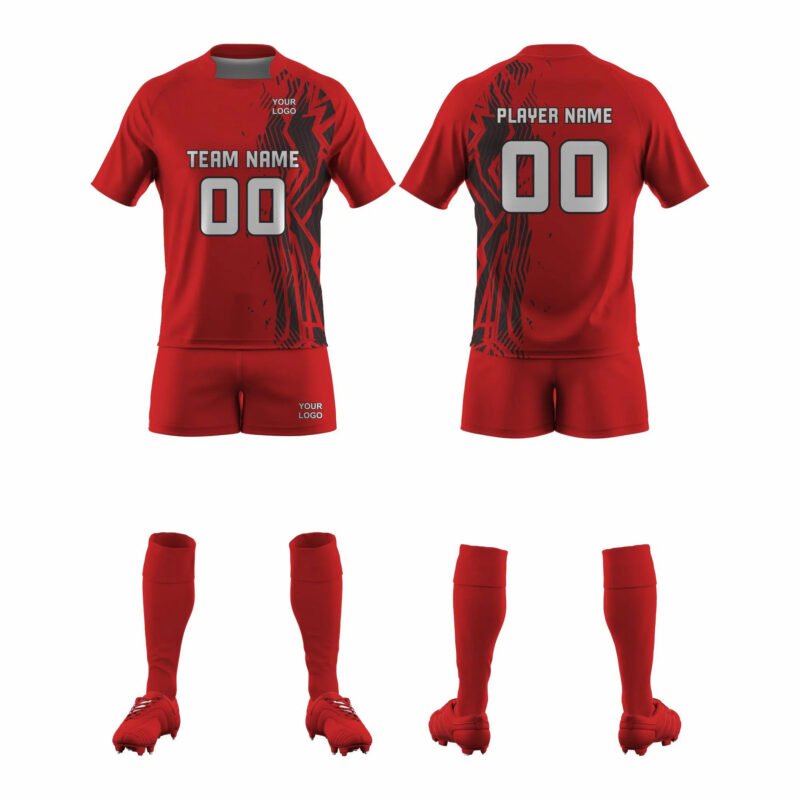 Red Lacrosse Uniform