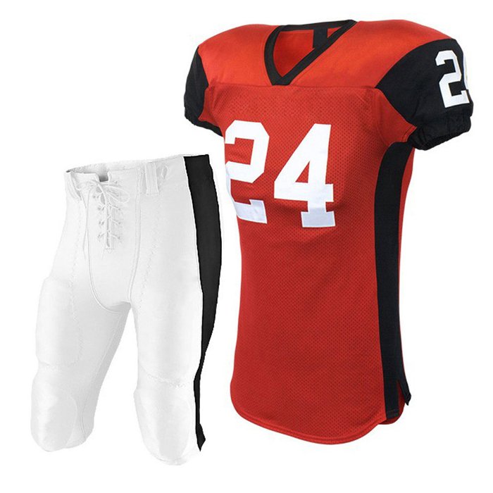 Red and Black AFL Uniform
