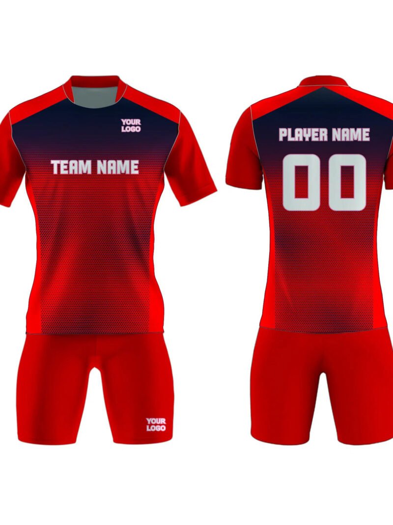 Red and Blue Tennis Uniform