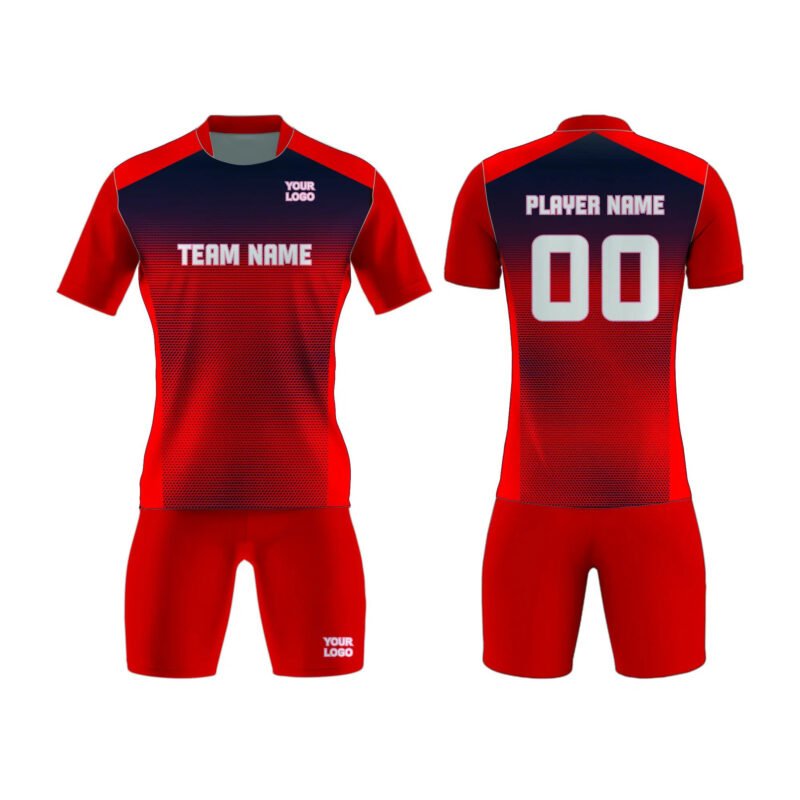 Red and Blue Tennis Uniform