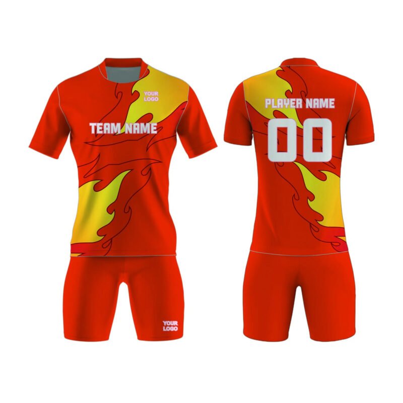 Red and Yellow Tennis Uniform