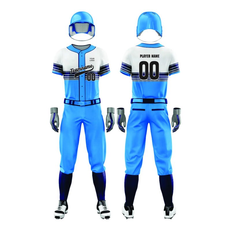 Sky Blue Softball Uniform