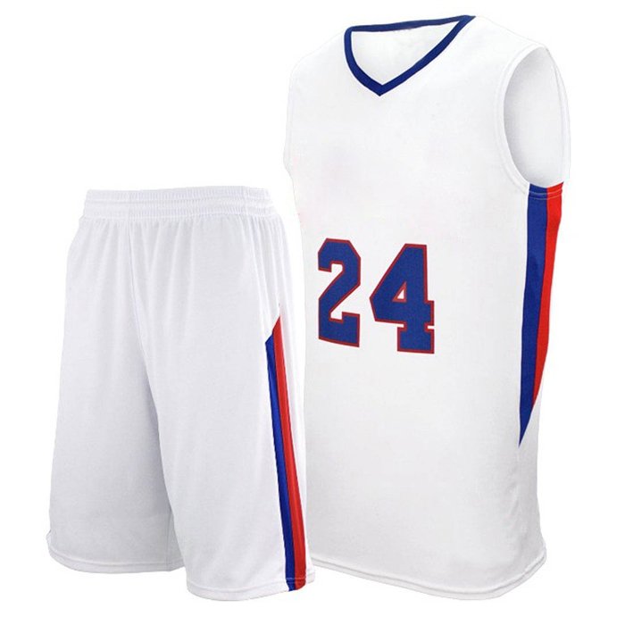 White Basketball Uniform