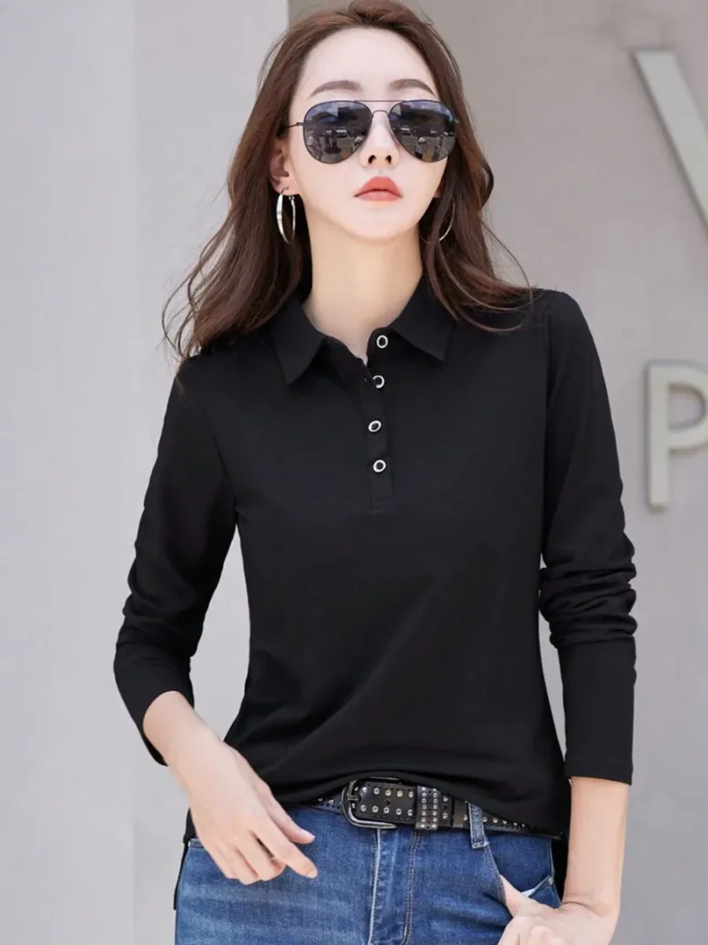 Solid Color Long Sleeve Casual