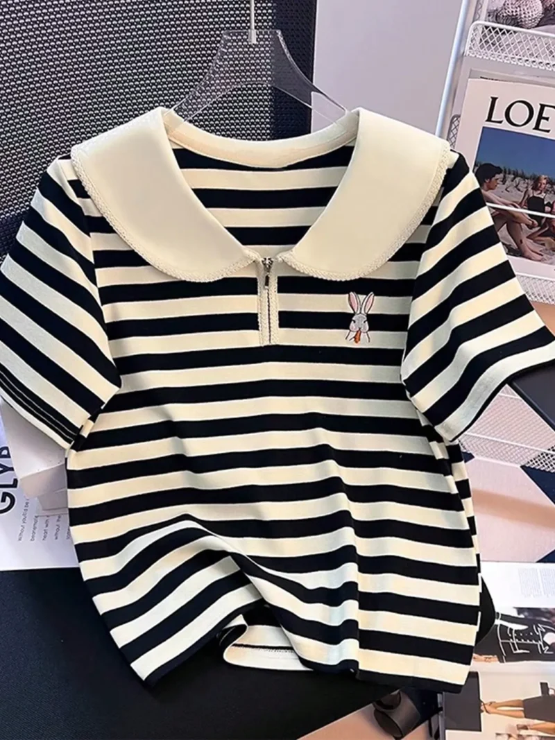 Bunny Embroidery Polo Shirt