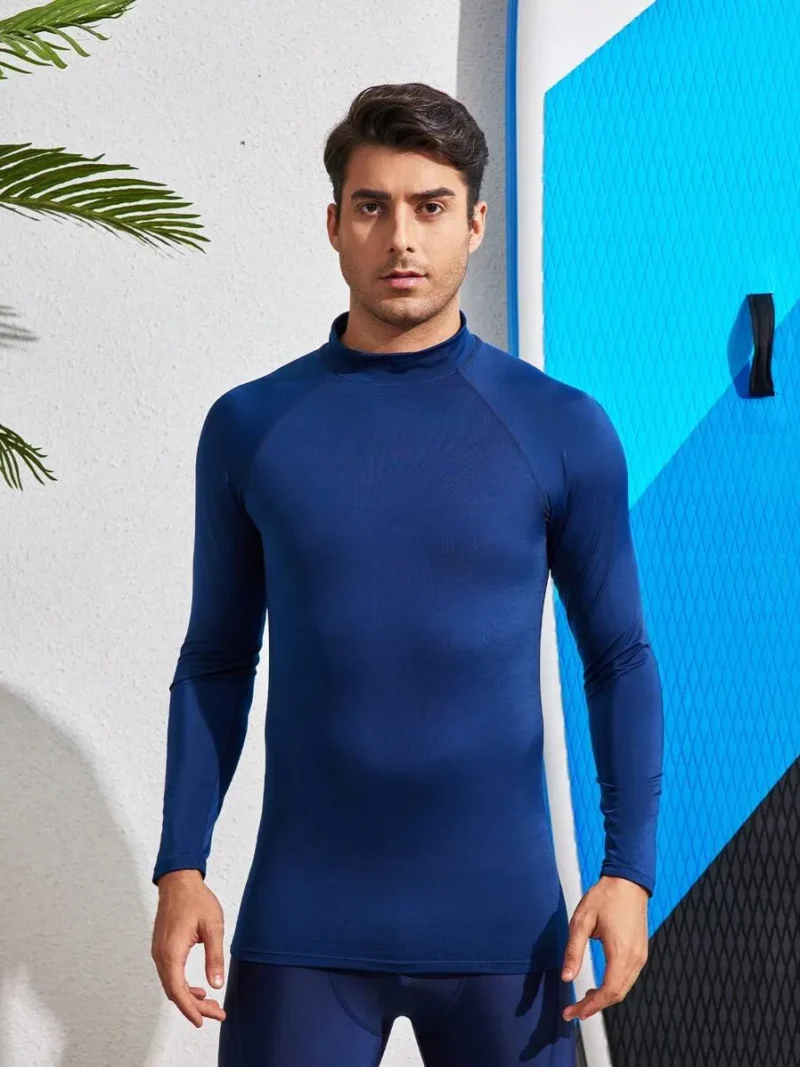High Elasticity Quick Drying Smooth Compression Swimwear Shirt