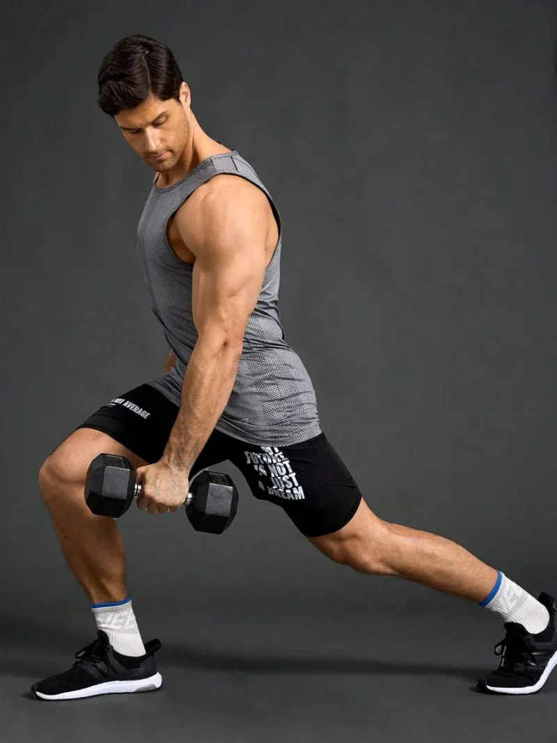 Polished Mens Round Neck Daily Fitness Casual Sports