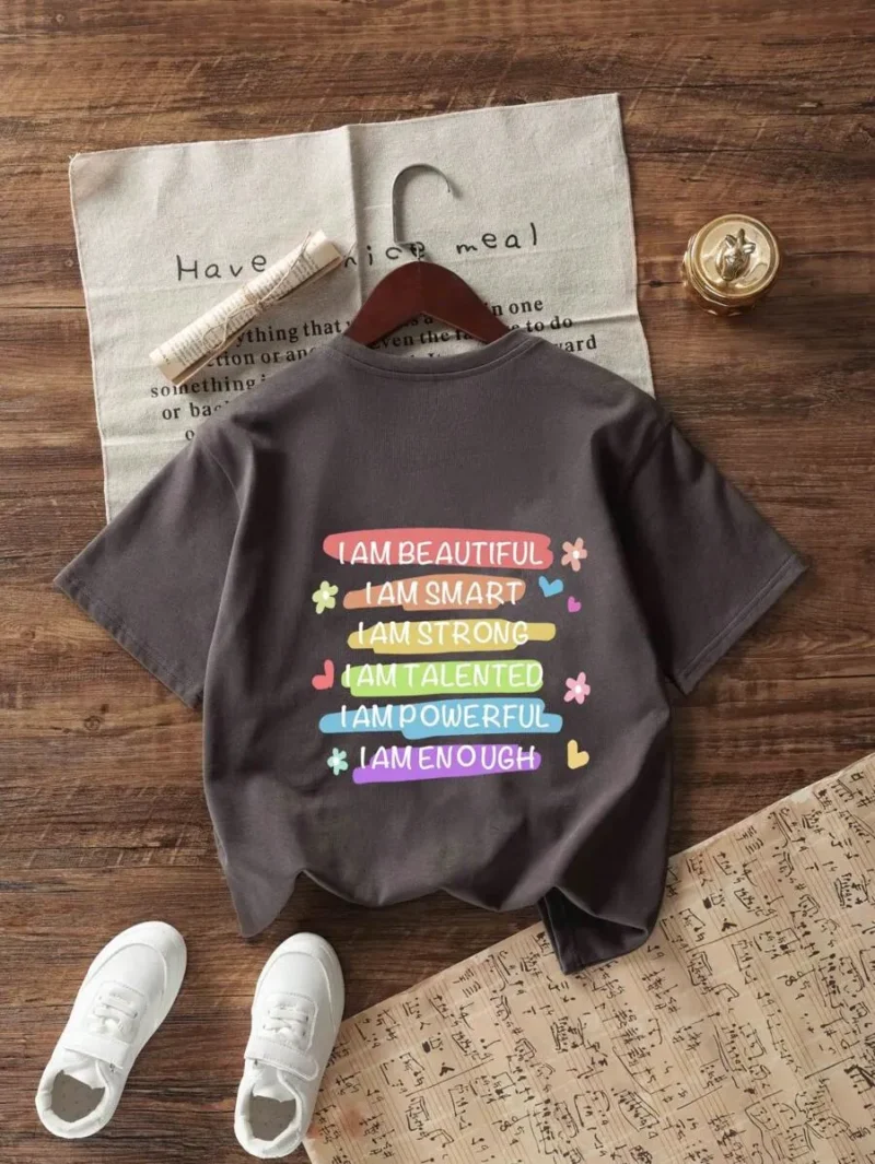 Casual Graphic Print Round Neck T shirt For Summer