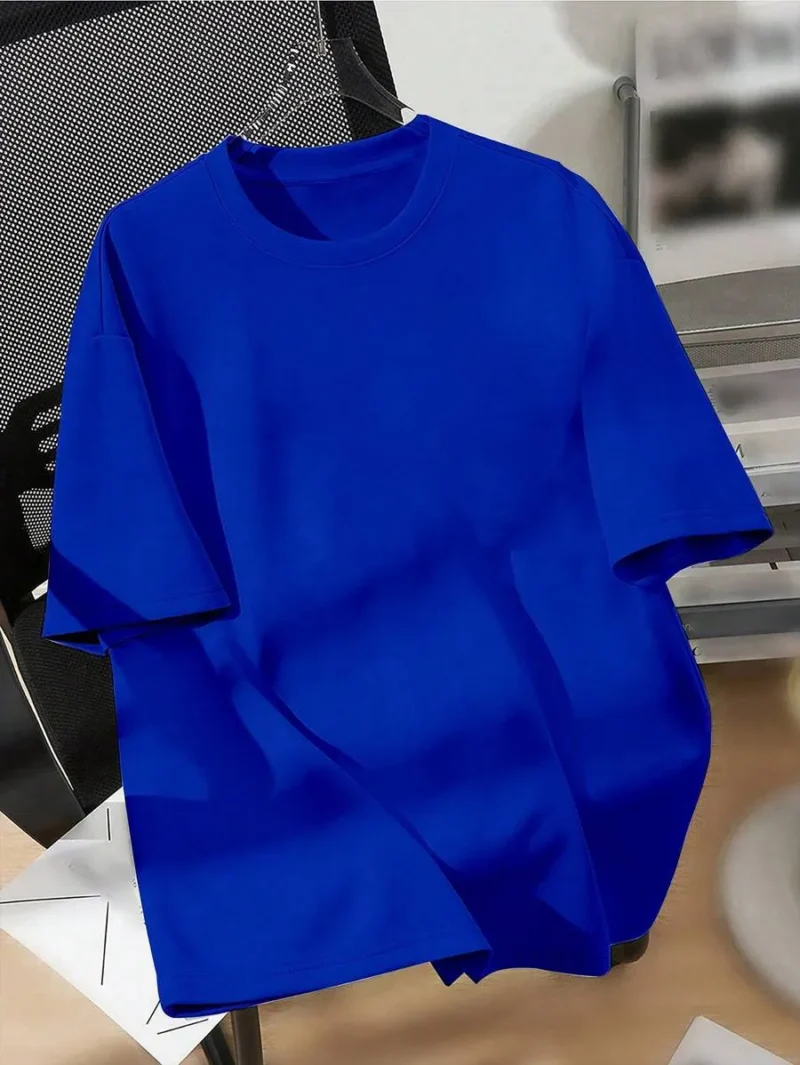 Casual Minimalist Round Neck Short Sleeve T Shirt