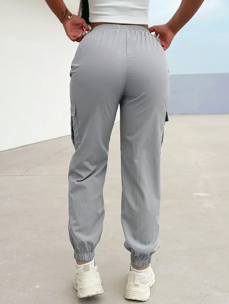 Tie Waist Cargo Pants