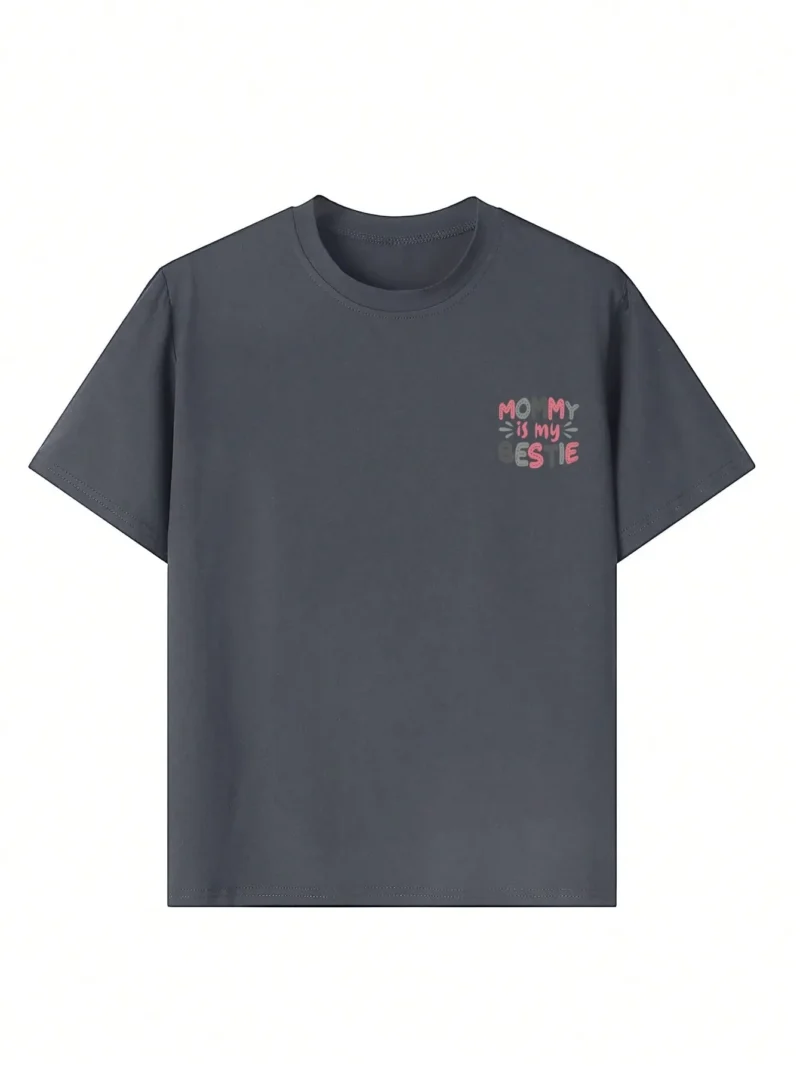 Casual Graphic Print Crew Neck Short Sleeve T Shirt Top  Summer