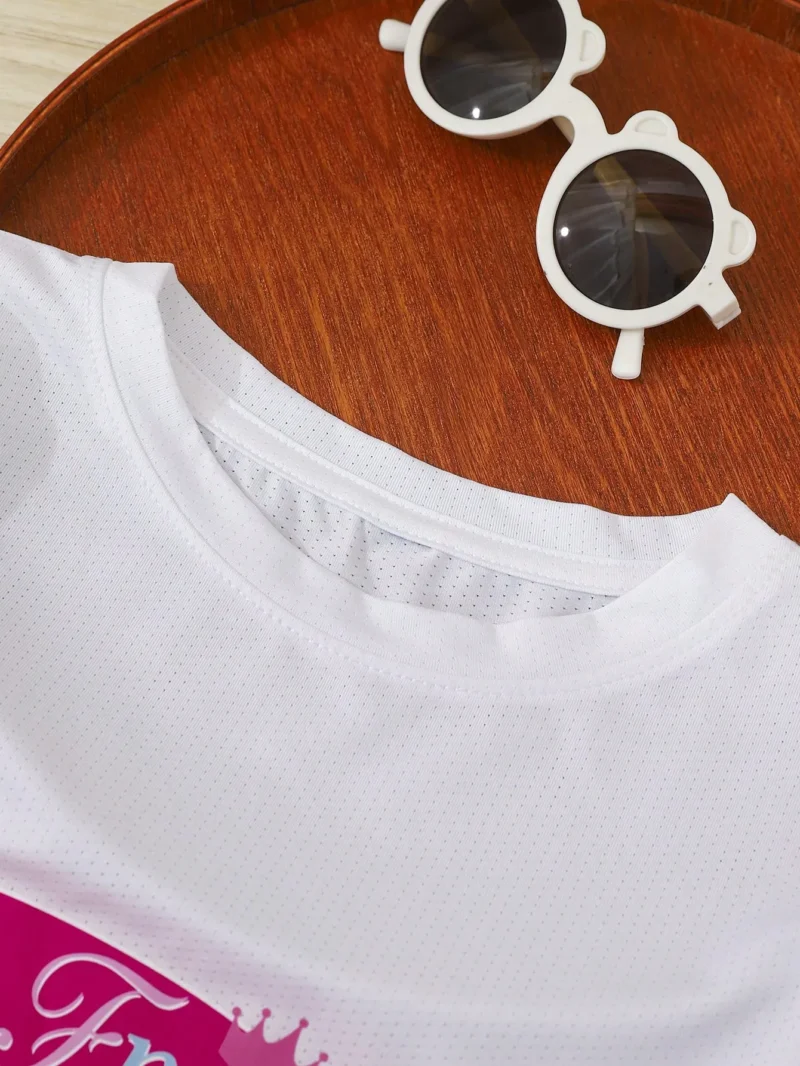 Cute Cartoon Casual Short Sleeve
