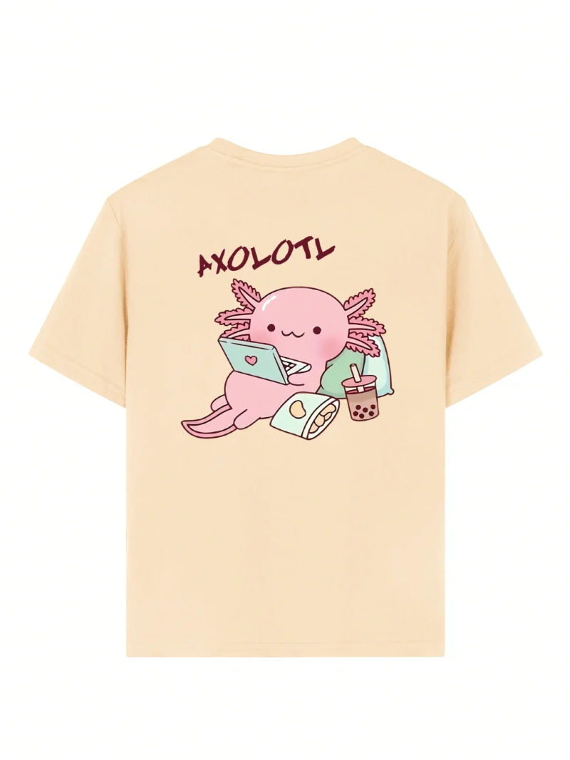 Printed Pullover Short Sleeve T Shirt