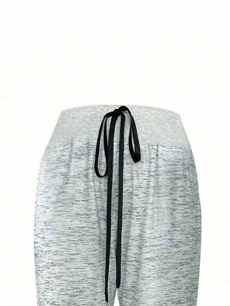 Casual Slim Elastic Waist Printed Skinny Pants