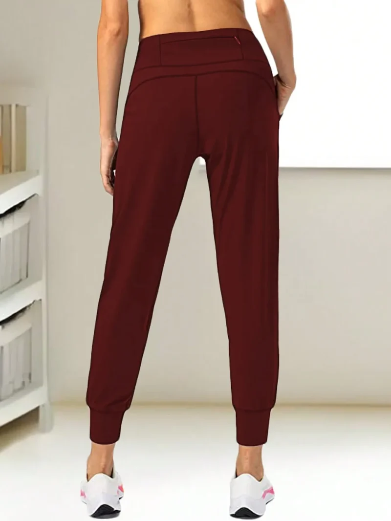 Outdoor Casual Trousers Yoga Sweatpants With Back Zipper