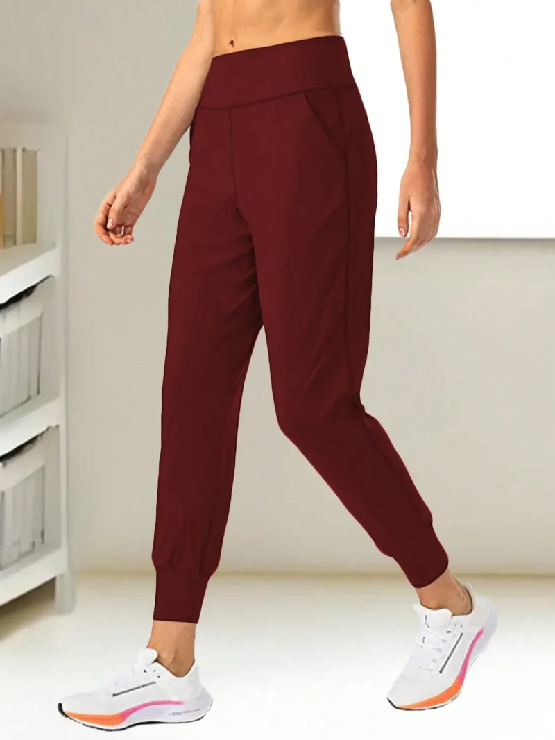 Outdoor Casual Trousers Yoga Sweatpants With Back Zipper