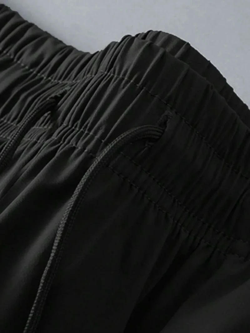 Elastic Black Jogger Pants
